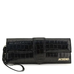Black Calf Leather Bos Taurus Clutch Bag