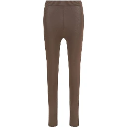 Brown Viscose Leggings