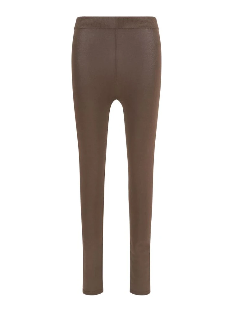 Brown Viscose Leggings