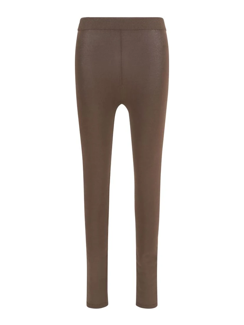 Brown Viscose Leggings