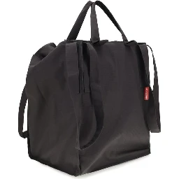 Gray Polyester Shoulder Bag