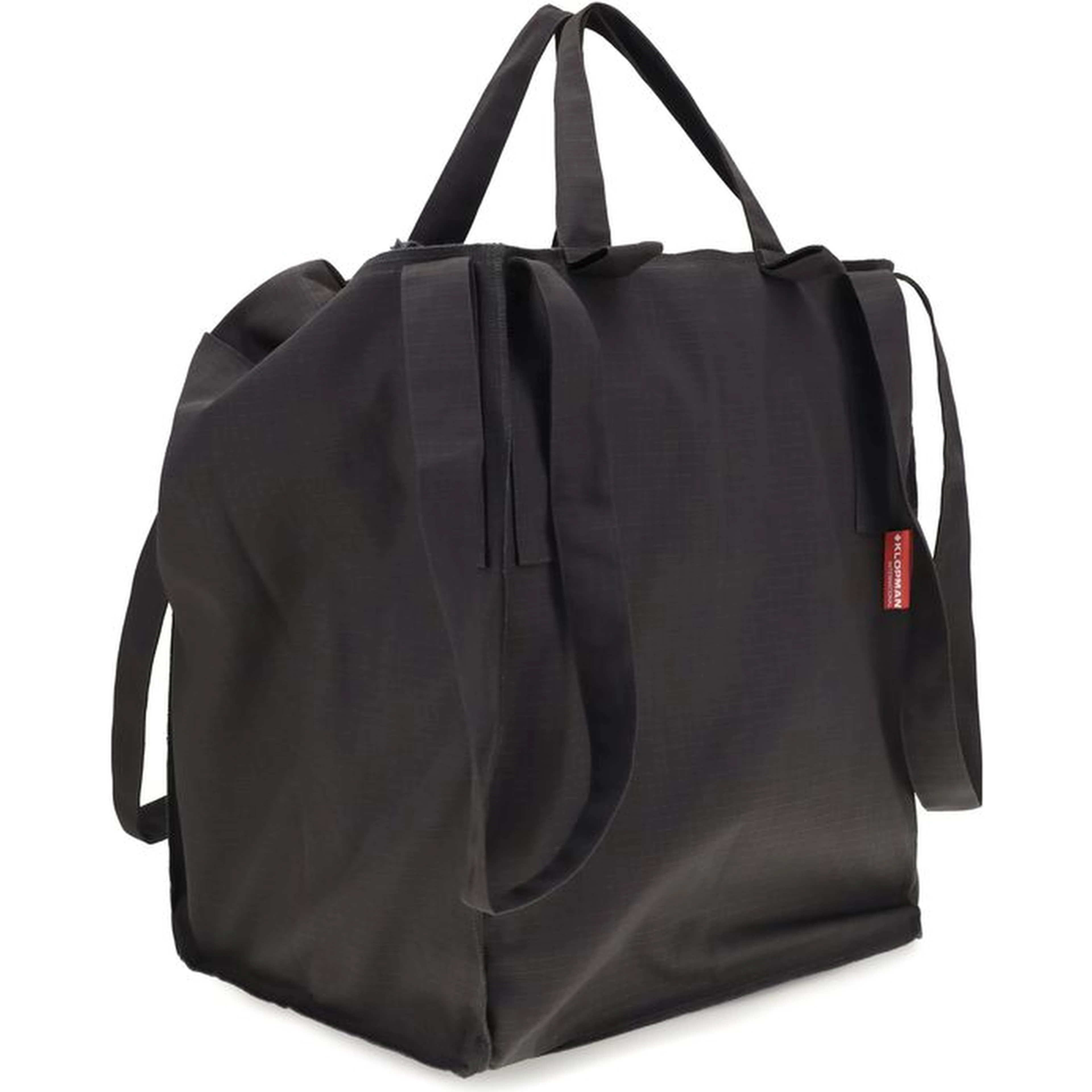 Gray Polyester Shoulder Bag
