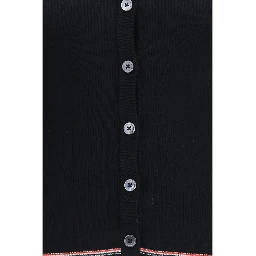 Black Wool Oves Aries Cardigan