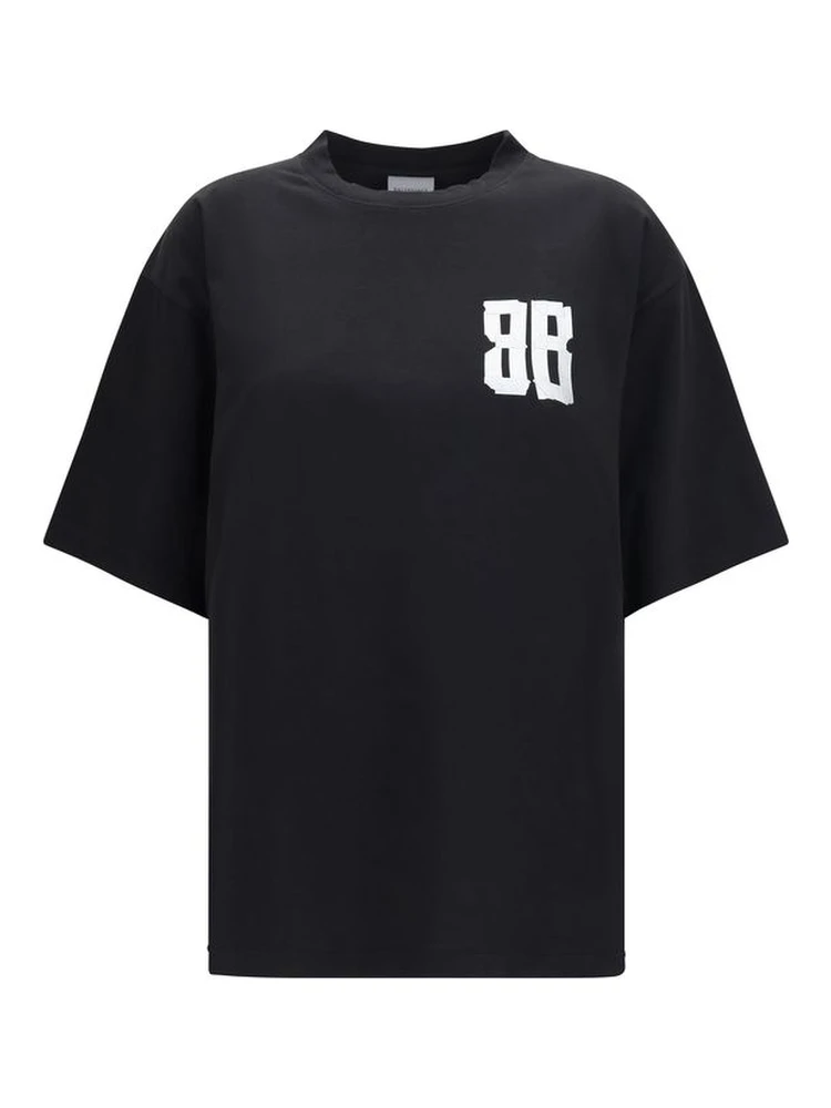 Black Cotton T-Shirt