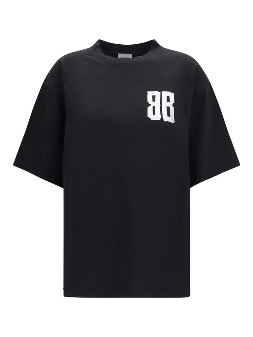Black Cotton T-Shirt