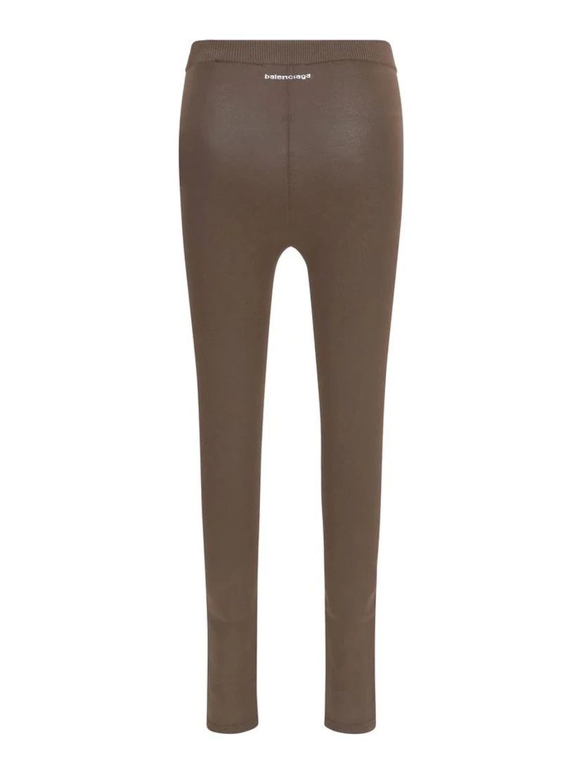Brown Viscose Leggings