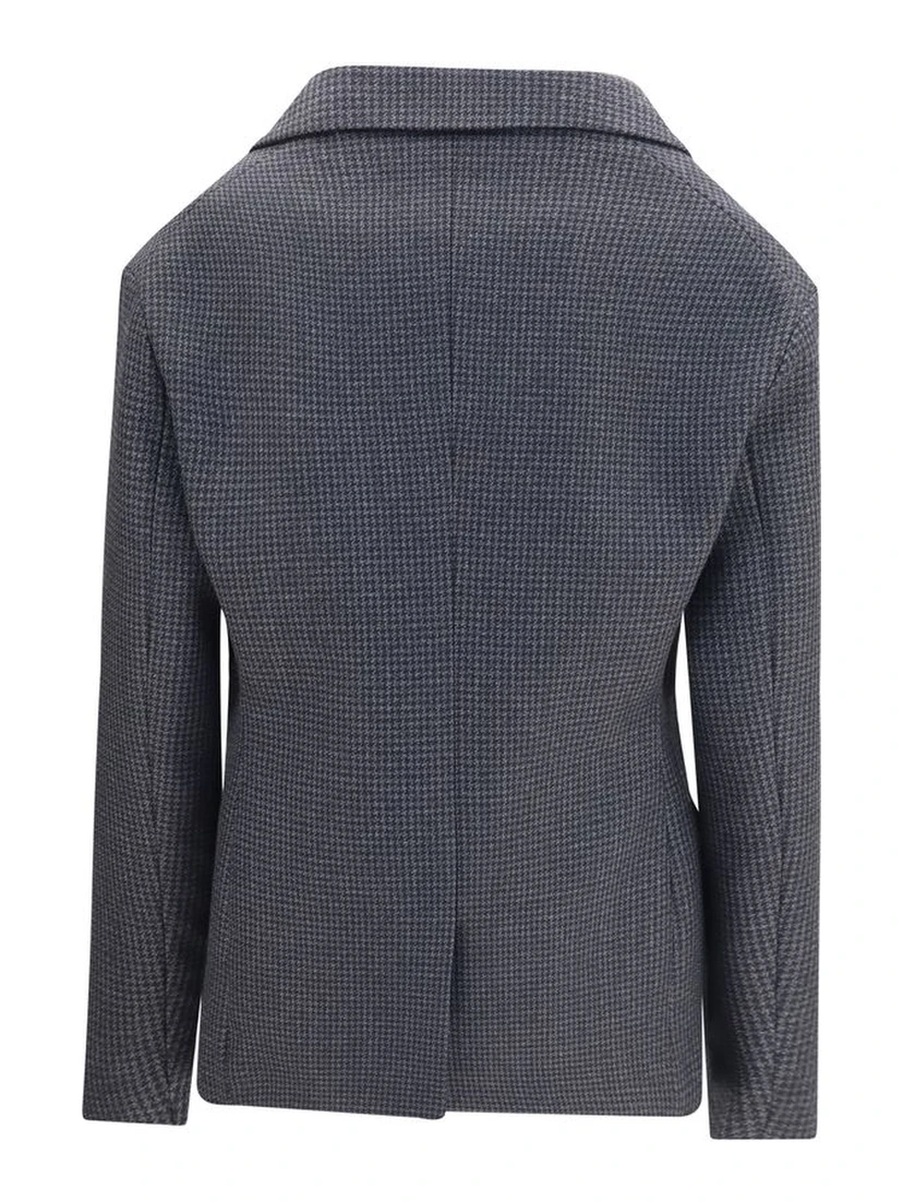 Gray Wool Oves Aries Blazer
