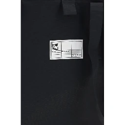 Black Polyester Shoulder Bag