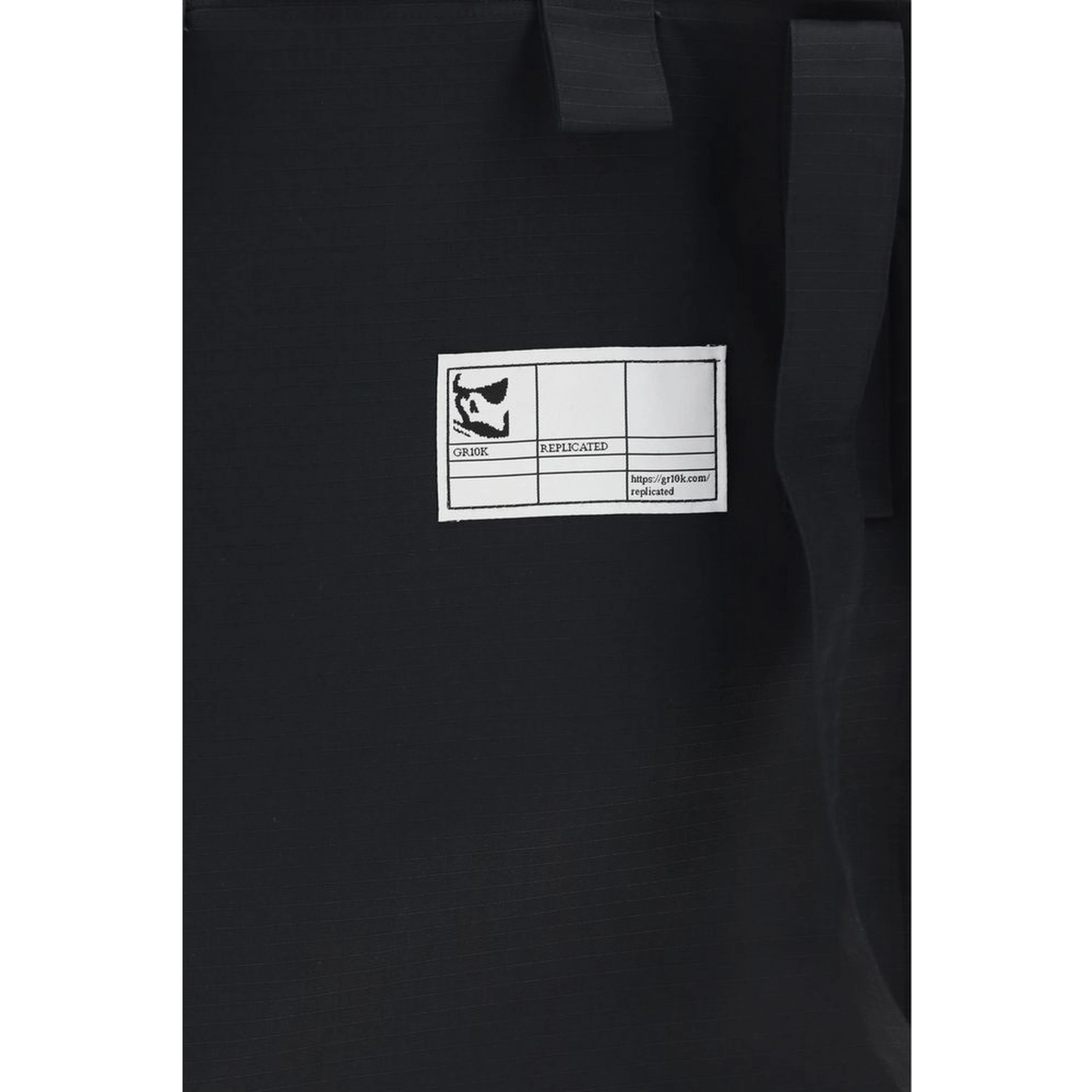 Black Polyester Shoulder Bag