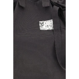 Gray Polyester Shoulder Bag