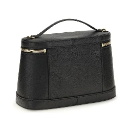 Black Calf Leather Bos Taurus Handbag