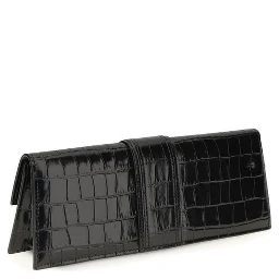 Black Calf Leather Bos Taurus Clutch Bag