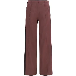Bordeaux Polyester Athletic Pants