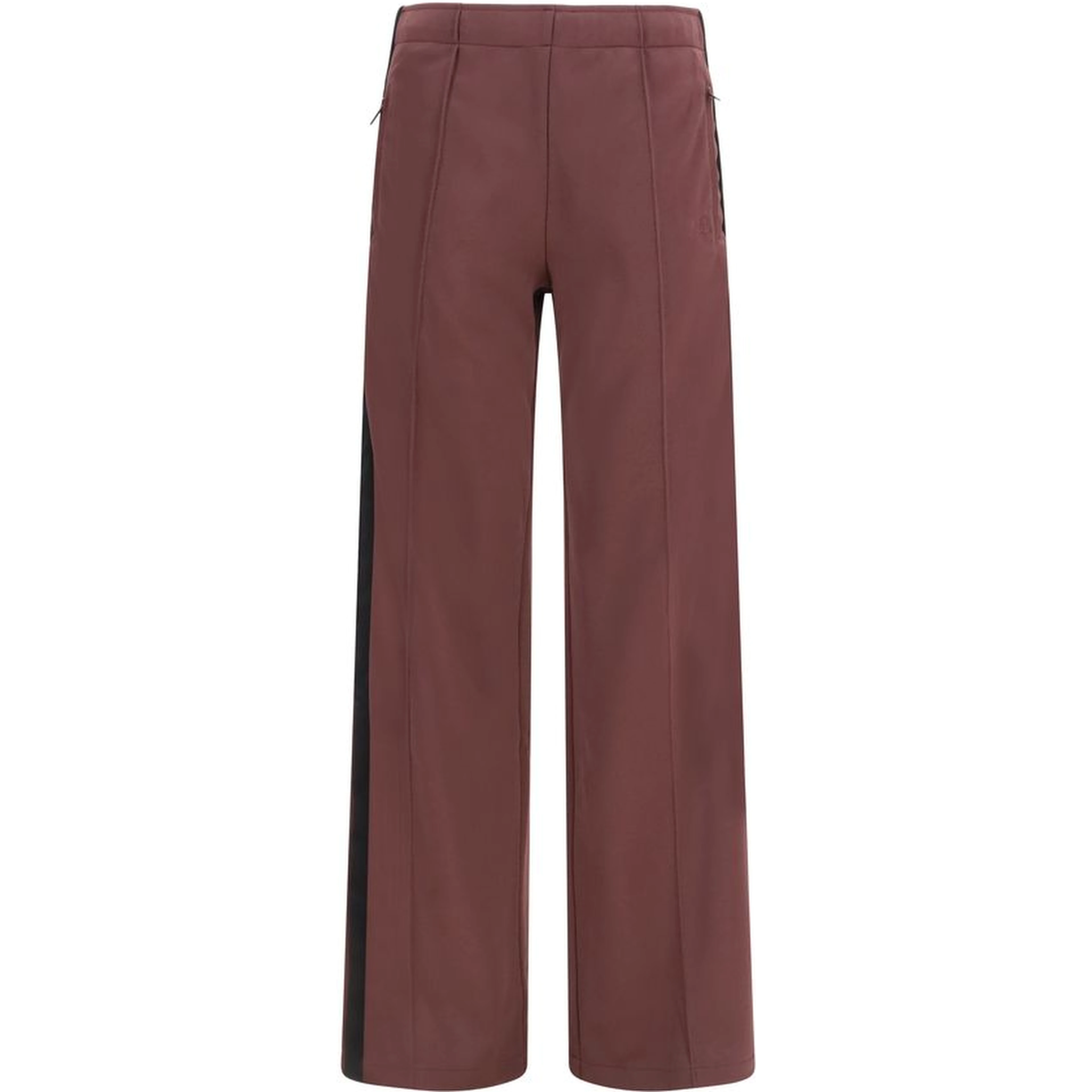 Bordeaux Polyester Athletic Pants