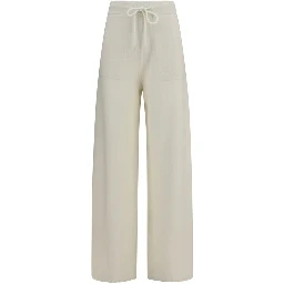 Beige Cashmere Casual Pants