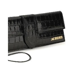 Black Calf Leather Bos Taurus Clutch Bag