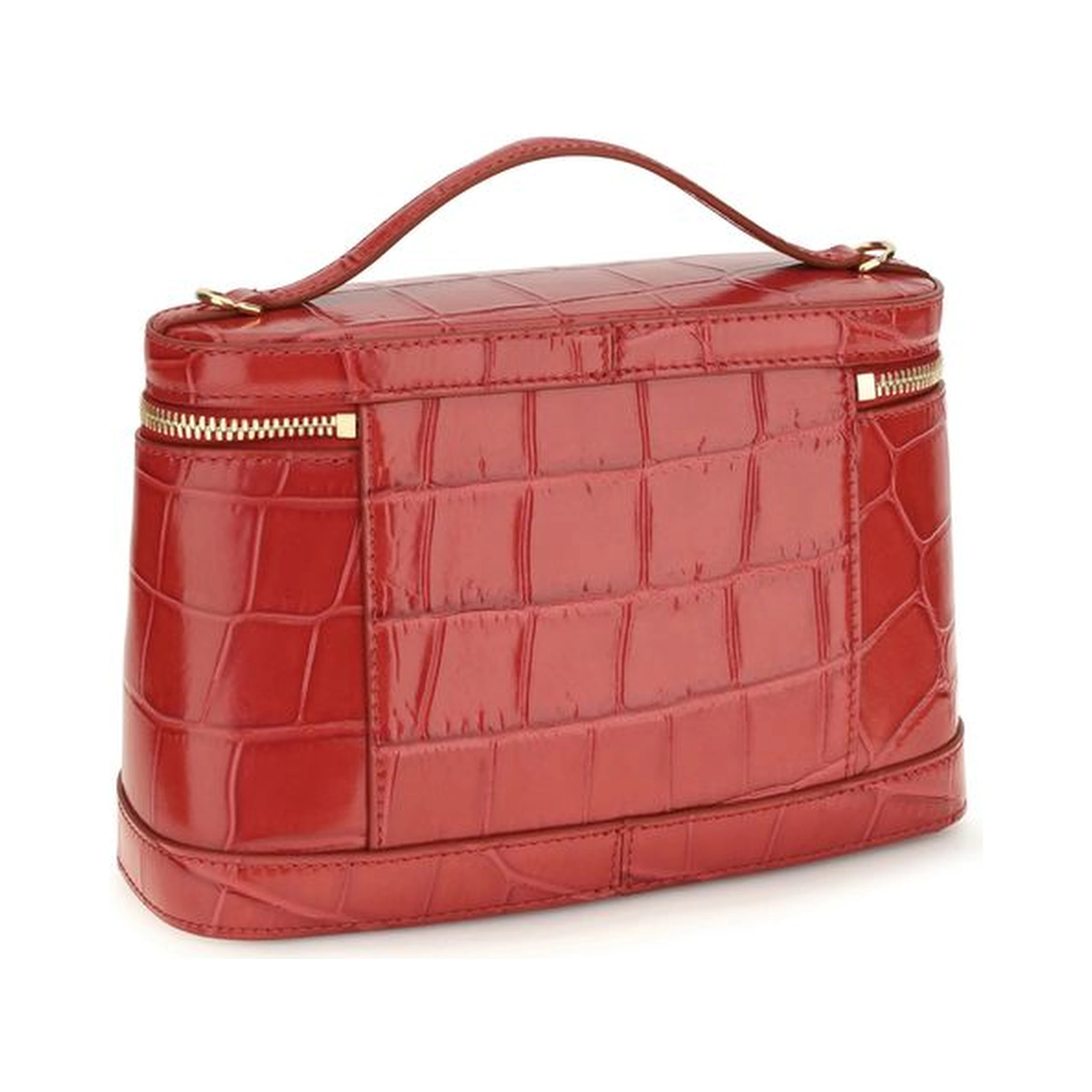Red Calf Leather Bos Taurus Handbag