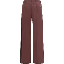 Bordeaux Polyester Athletic Pants