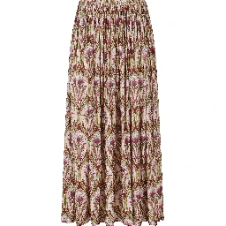 GARDEN MEDAL MULTICOLOR MIDI SKIRT