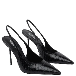 PARIS TEXAS With Heel Black