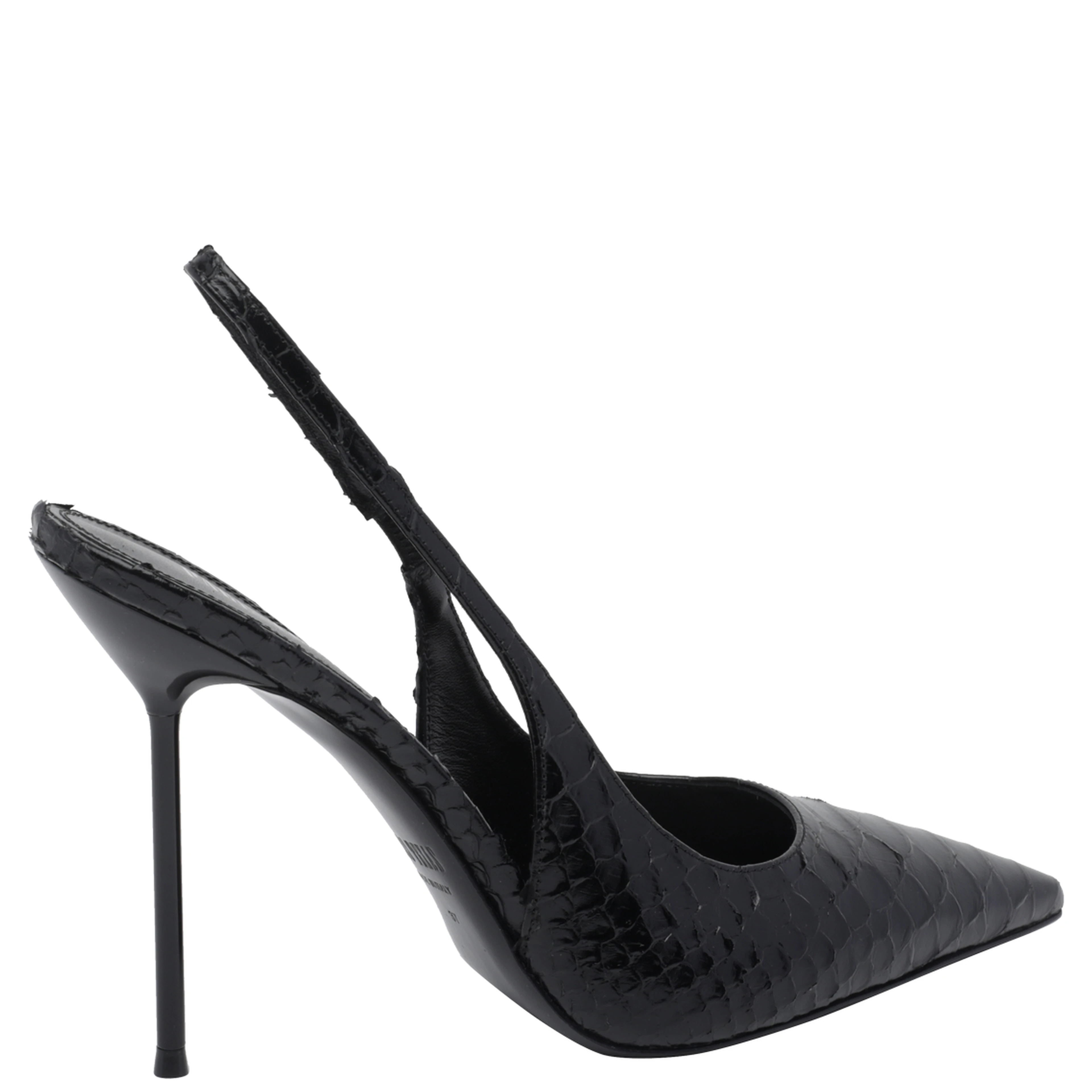 PARIS TEXAS With Heel Black