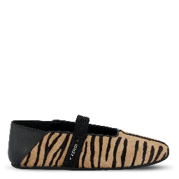 Fendi Flat shoes Beige/black