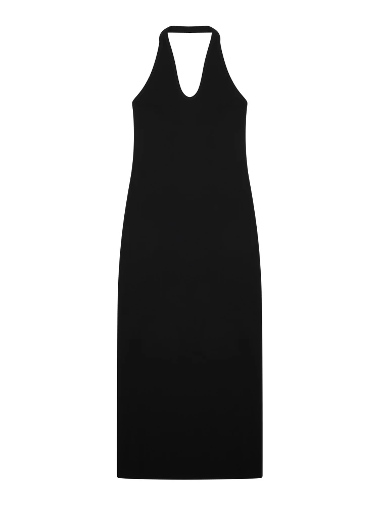 ABITO MIDI CON SCOLLO "HALTER"