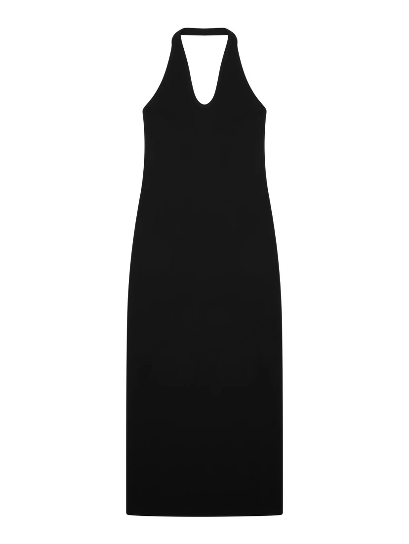 ABITO MIDI CON SCOLLO "HALTER"