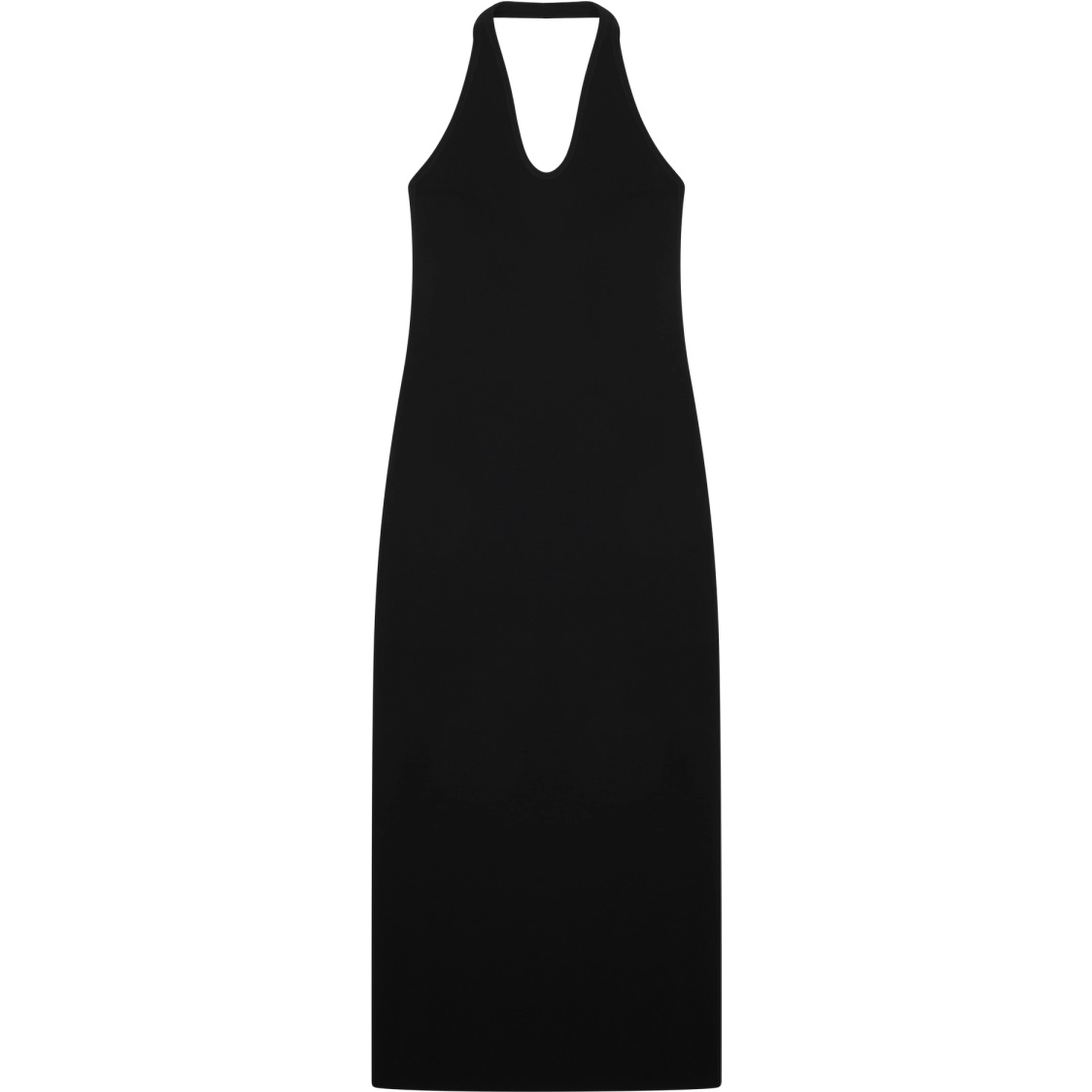 ABITO MIDI CON SCOLLO "HALTER"