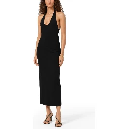ABITO MIDI CON SCOLLO "HALTER"