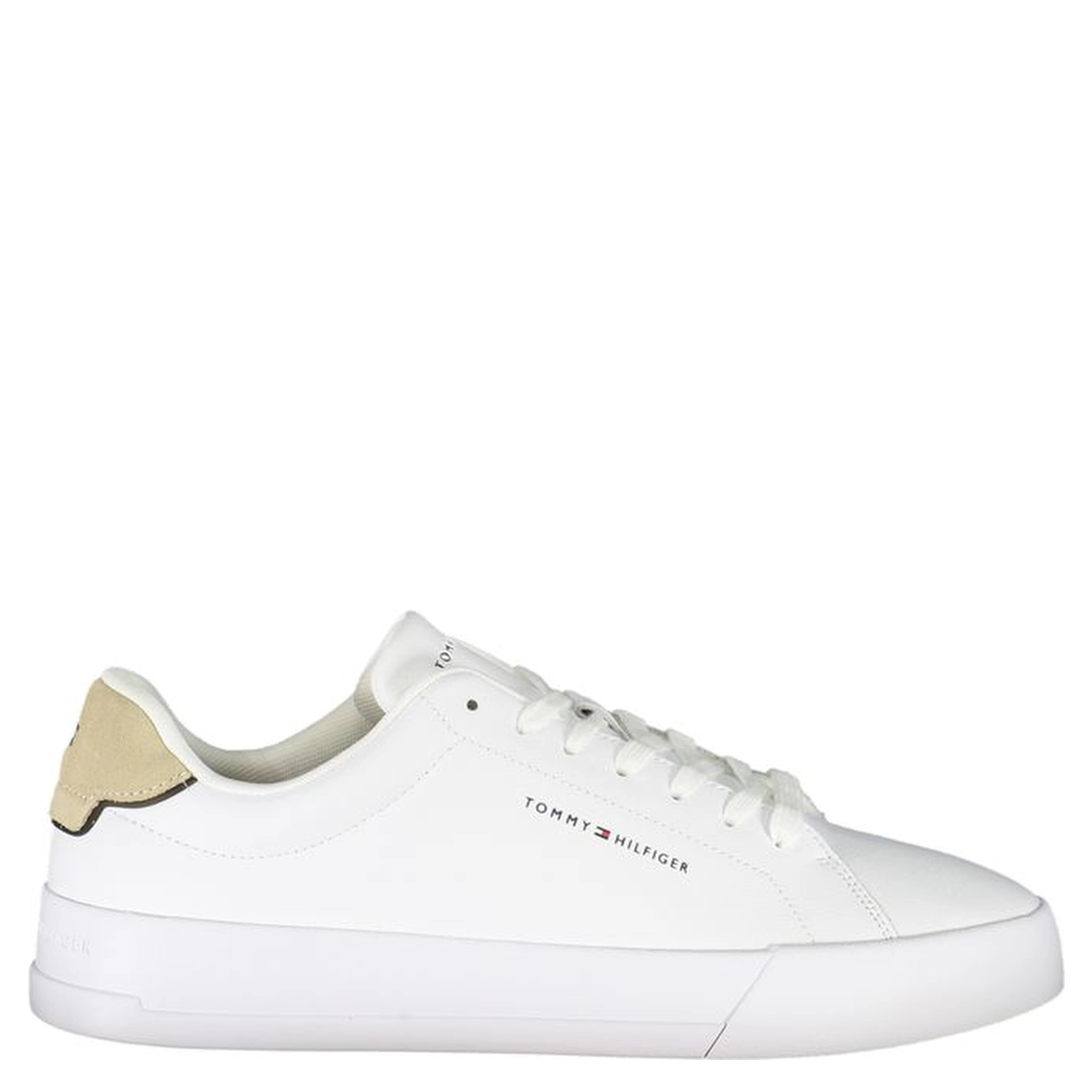 Bianco Polyurethane Men Sneaker