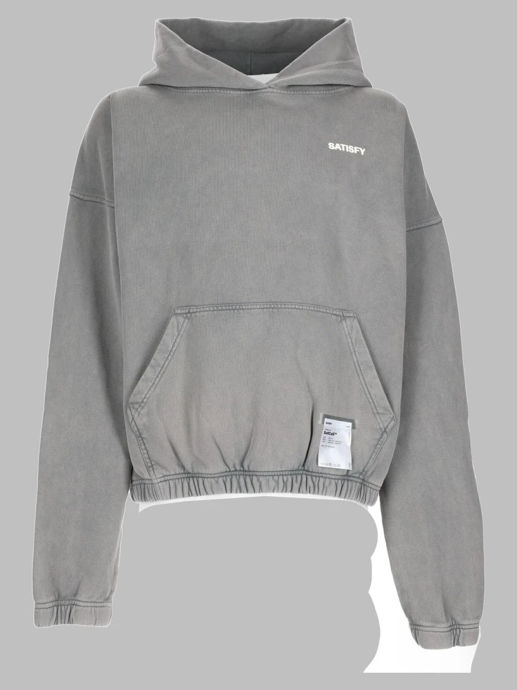 Felpa In Cotone Con Cappuccio
