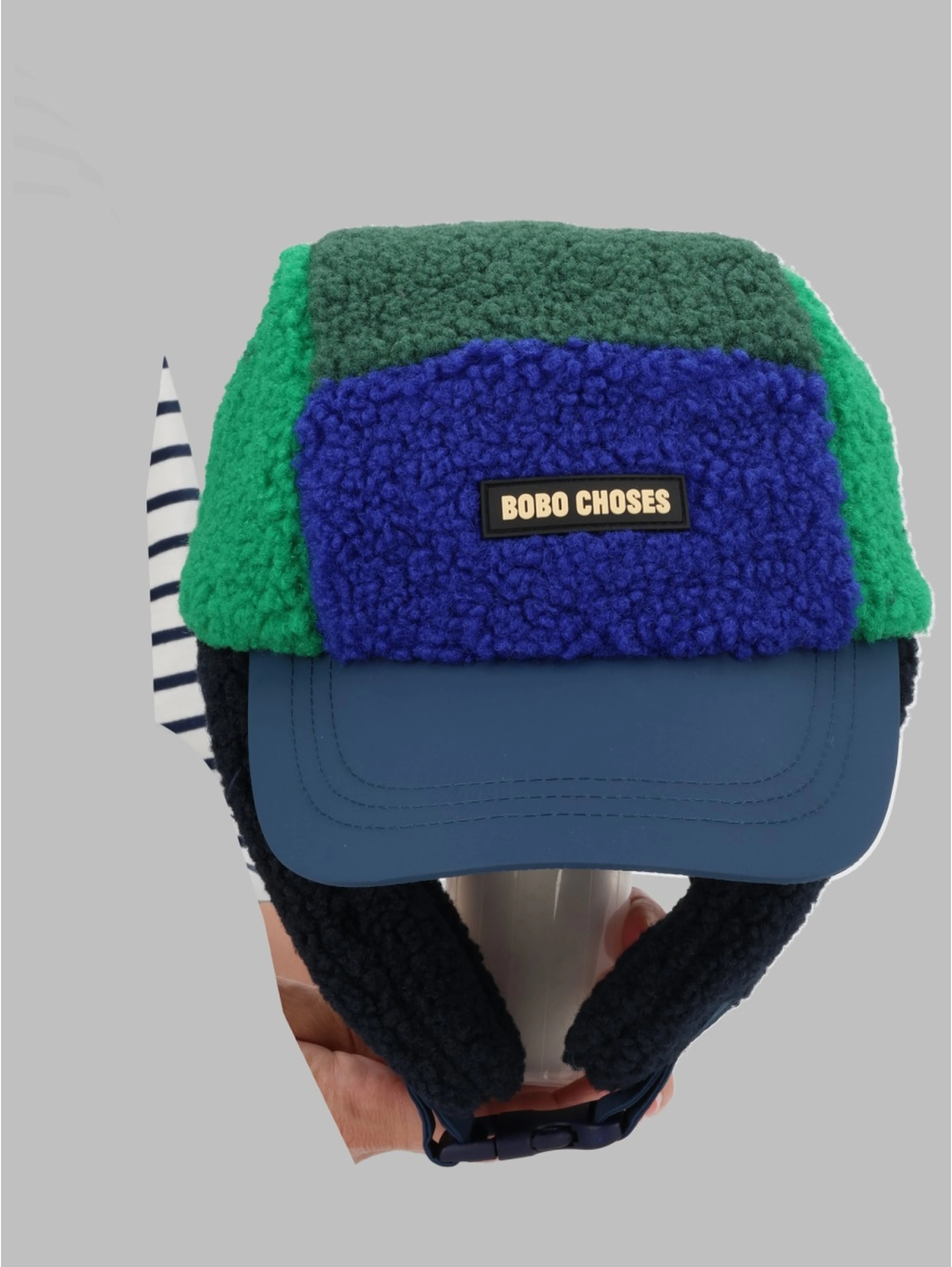 bobo choses color block sheepskin
chapka