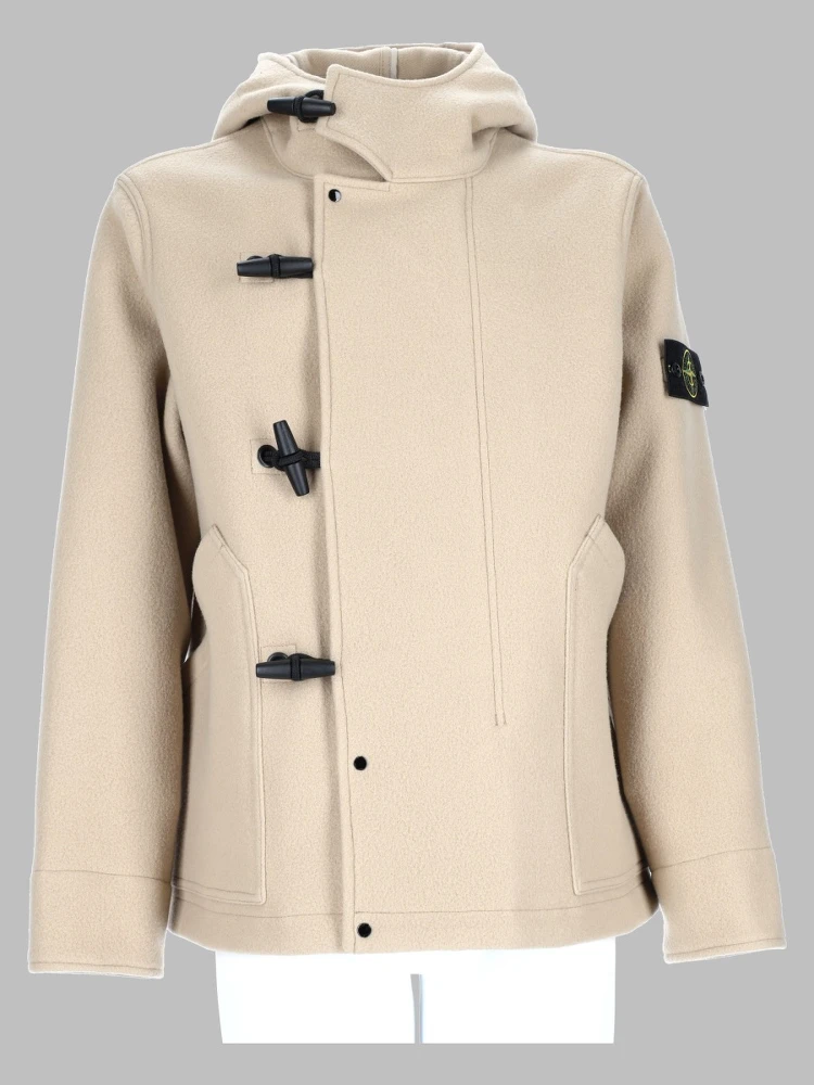 Parka In Lana e Cashmere