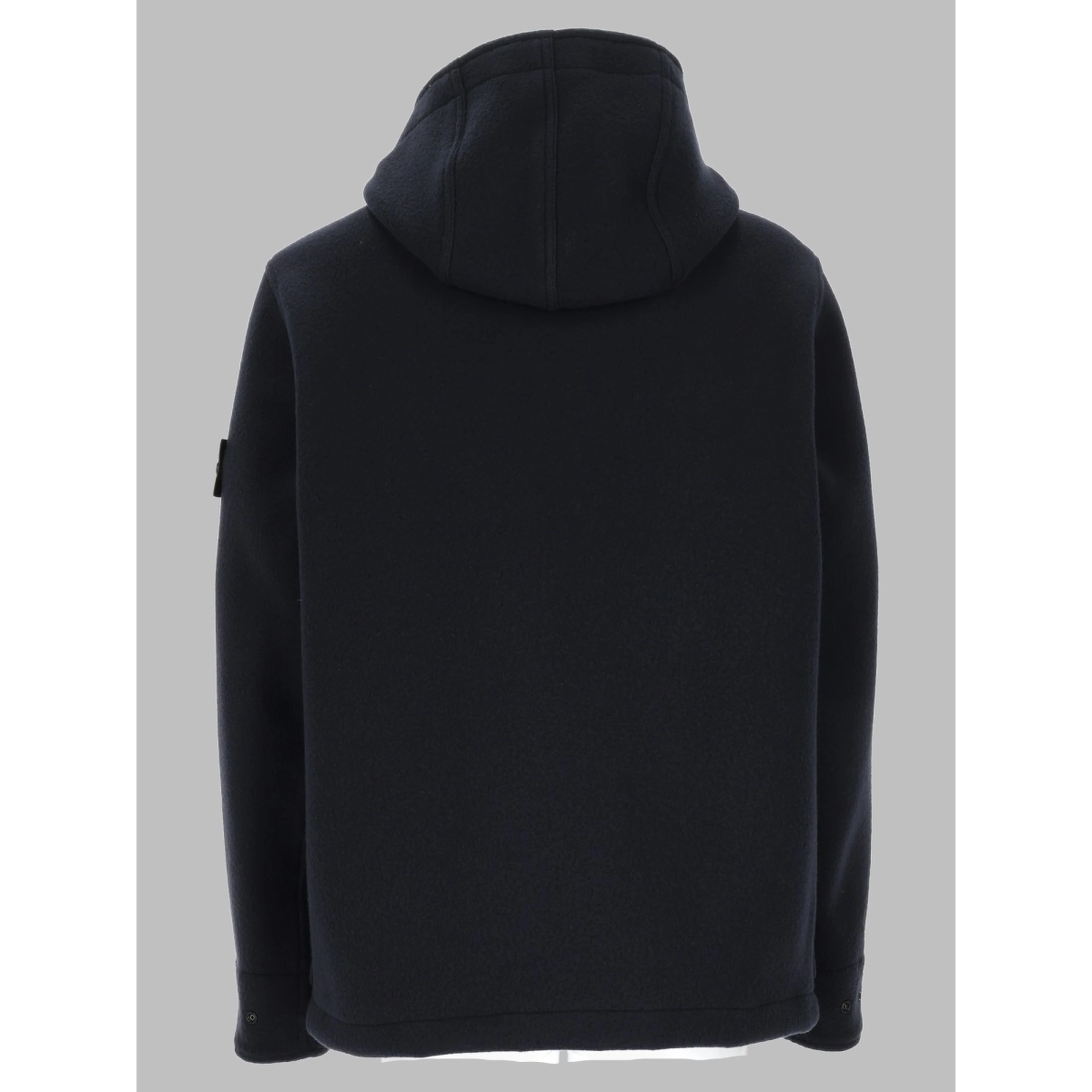 Parka In Lana e Cashmere