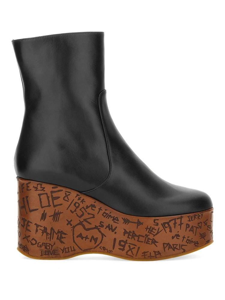 STIVALETTO CON ZEPPA "MAXIME"