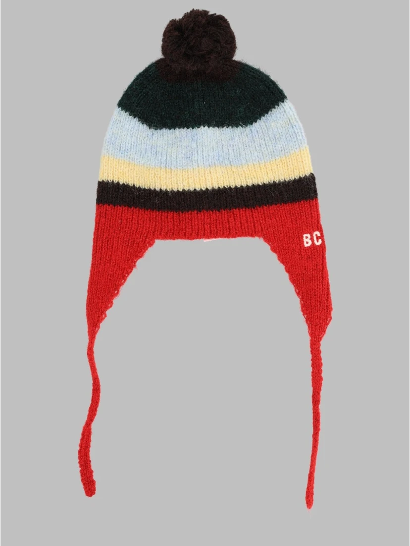 head
48 striped knitted beanie