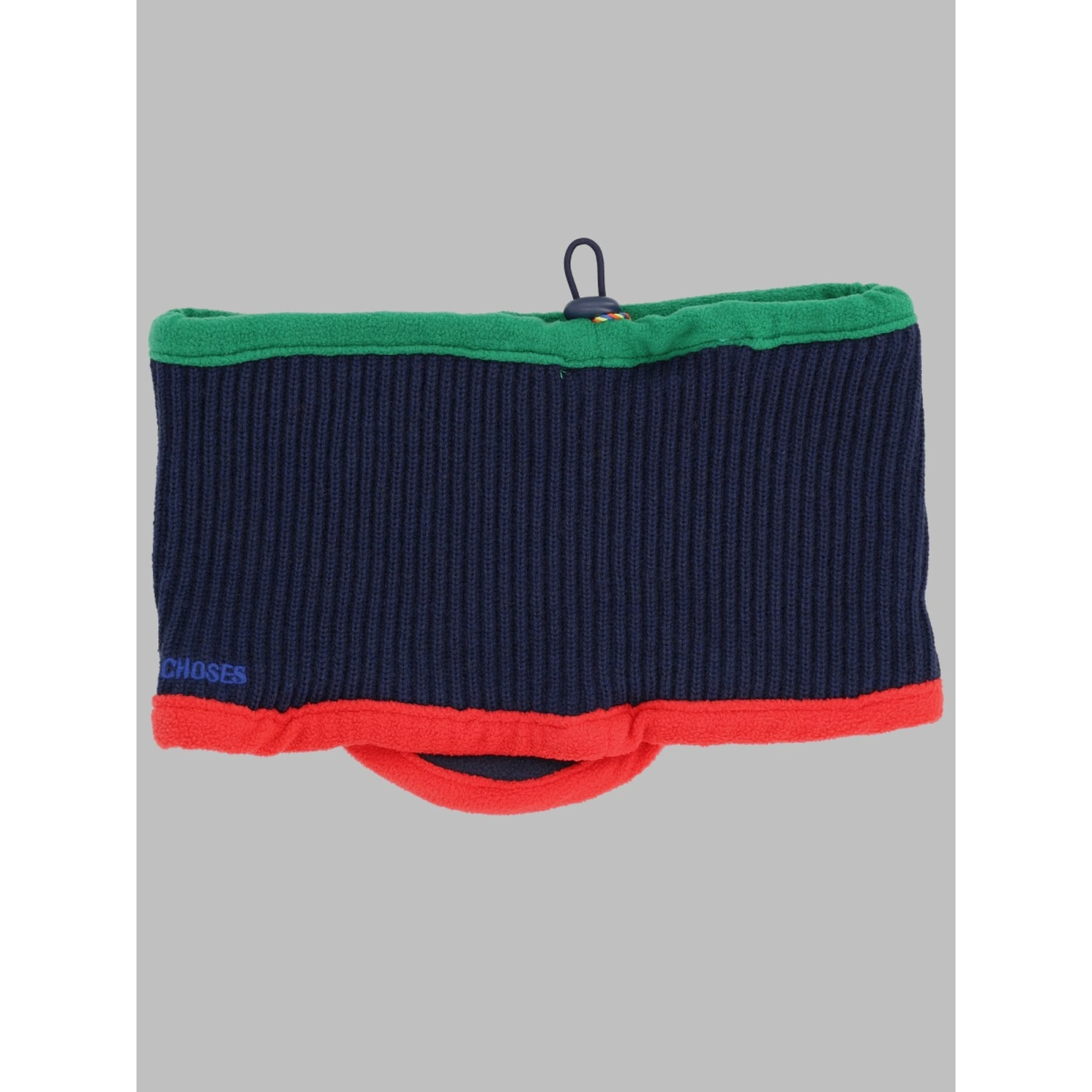 bobo choses color block neck warmer