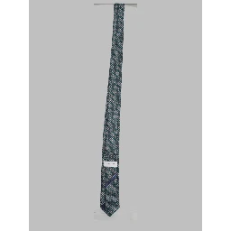 Cravatta "Gancini" in Jacquard di Seta
