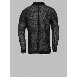 Camicia "Rustic Mesh" In Maglia Plissettata