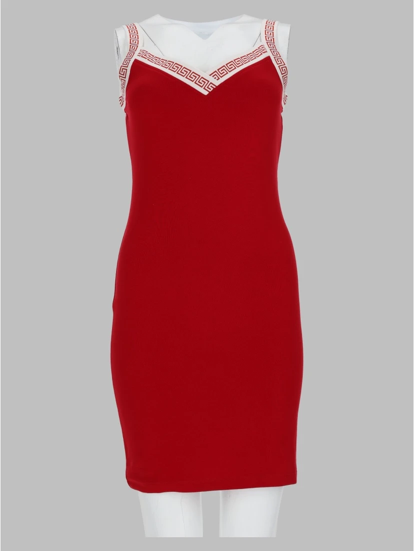 Abito Con Motivo Jacquard