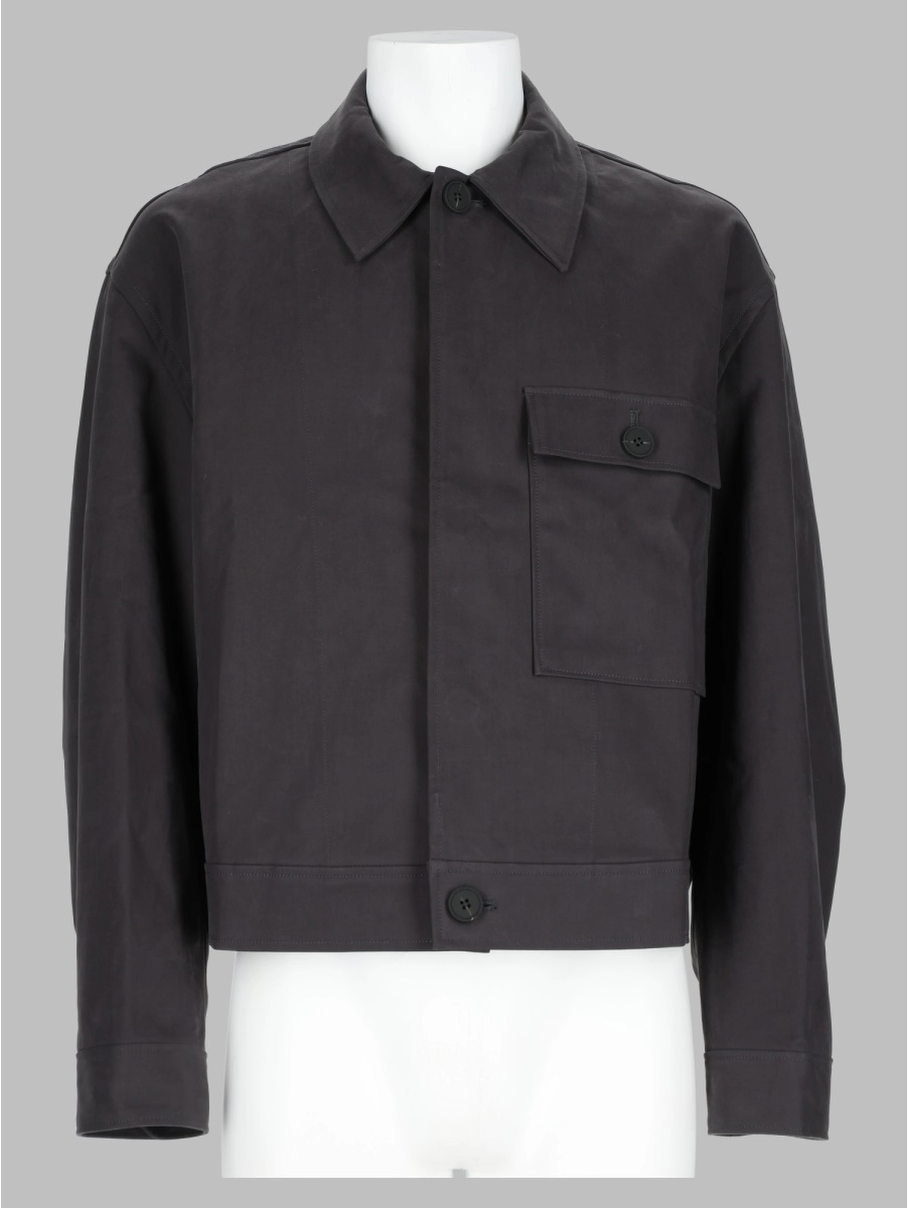 Giacca Cropped In Cotone