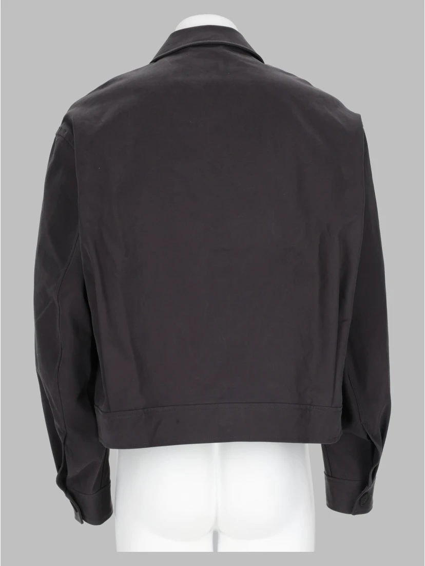 Giacca Cropped In Cotone