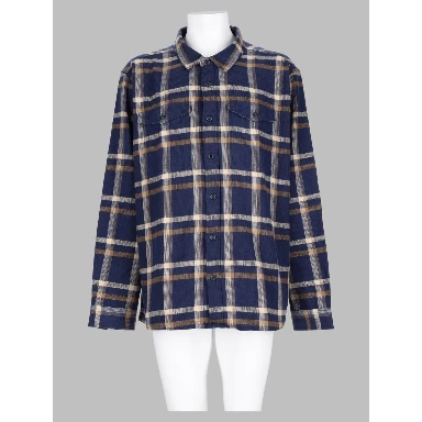 Camicia In Flanella Di Cotone
