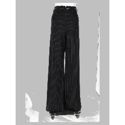 Pantalone Ampio Svasato a Grana Fine