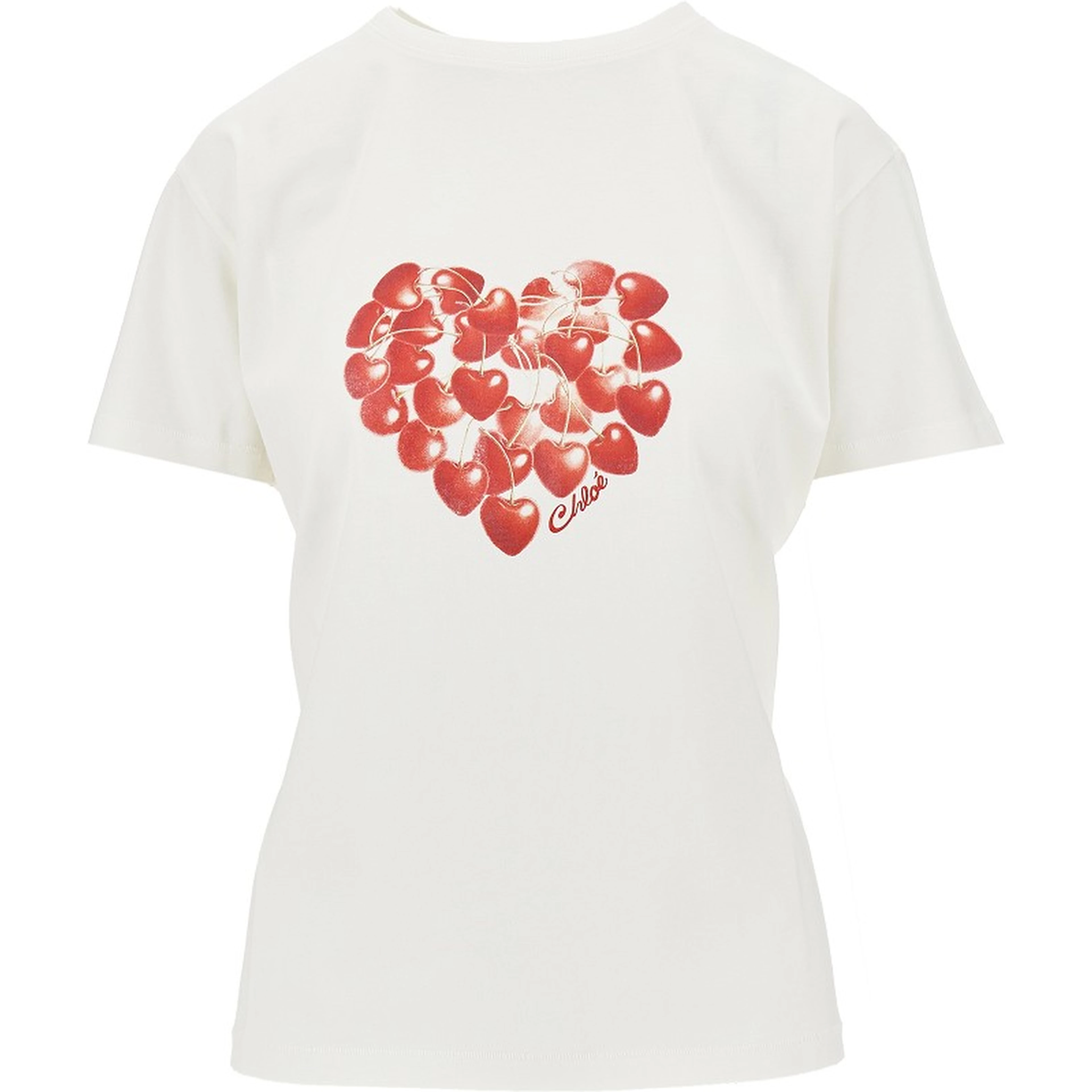 Cherry Heart print T-shirt