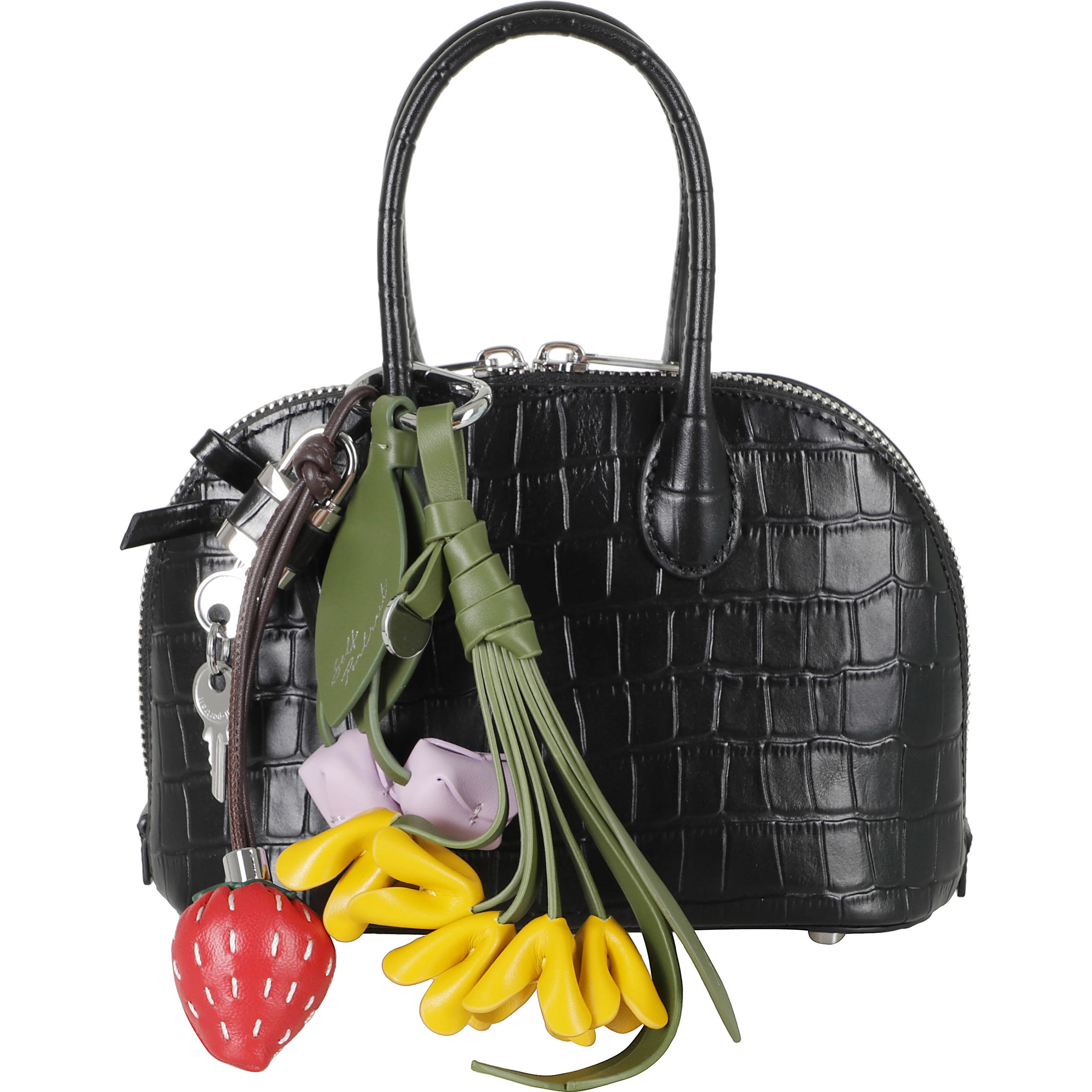 CROC LEATHER TOAST MINI BAG