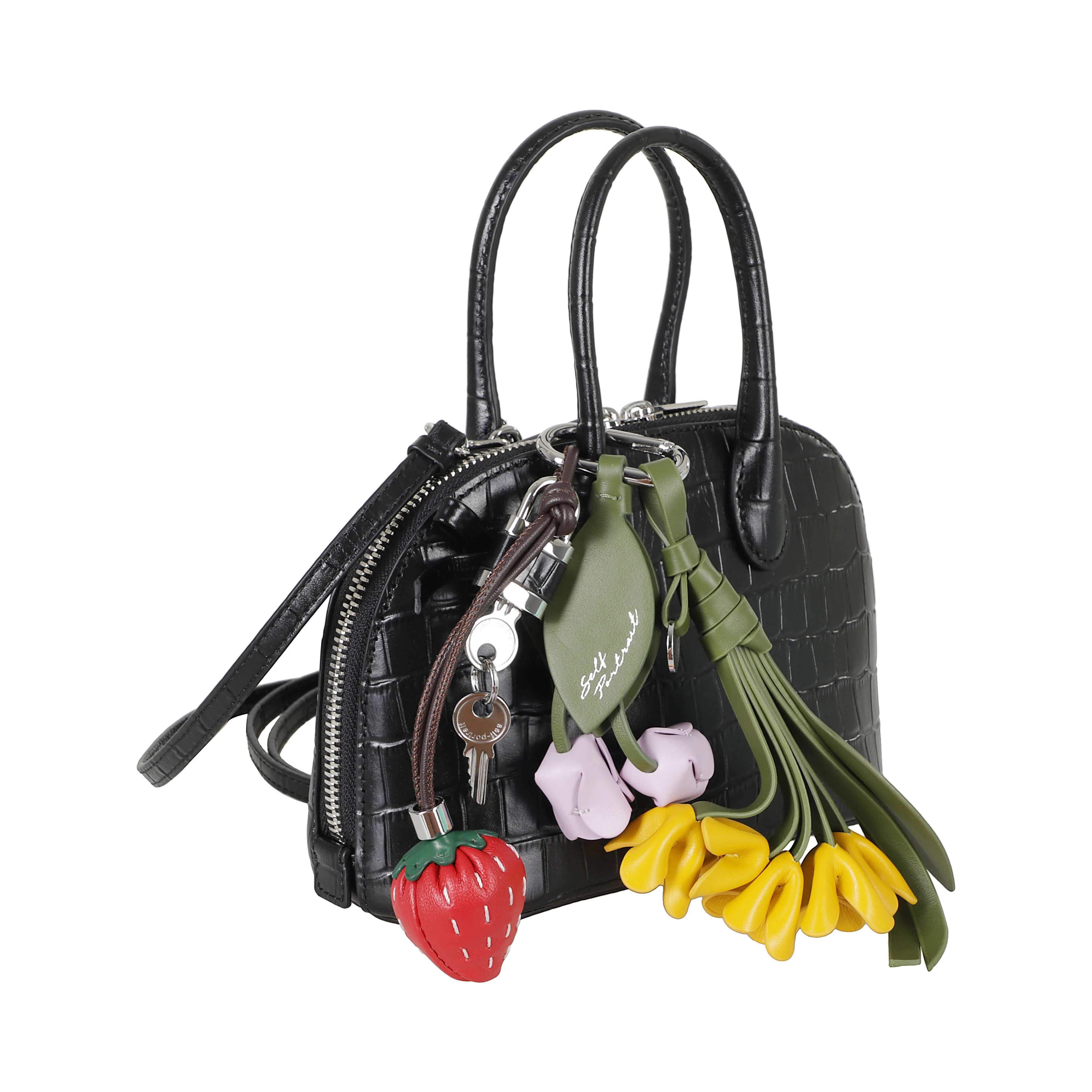 CROC LEATHER TOAST MINI BAG