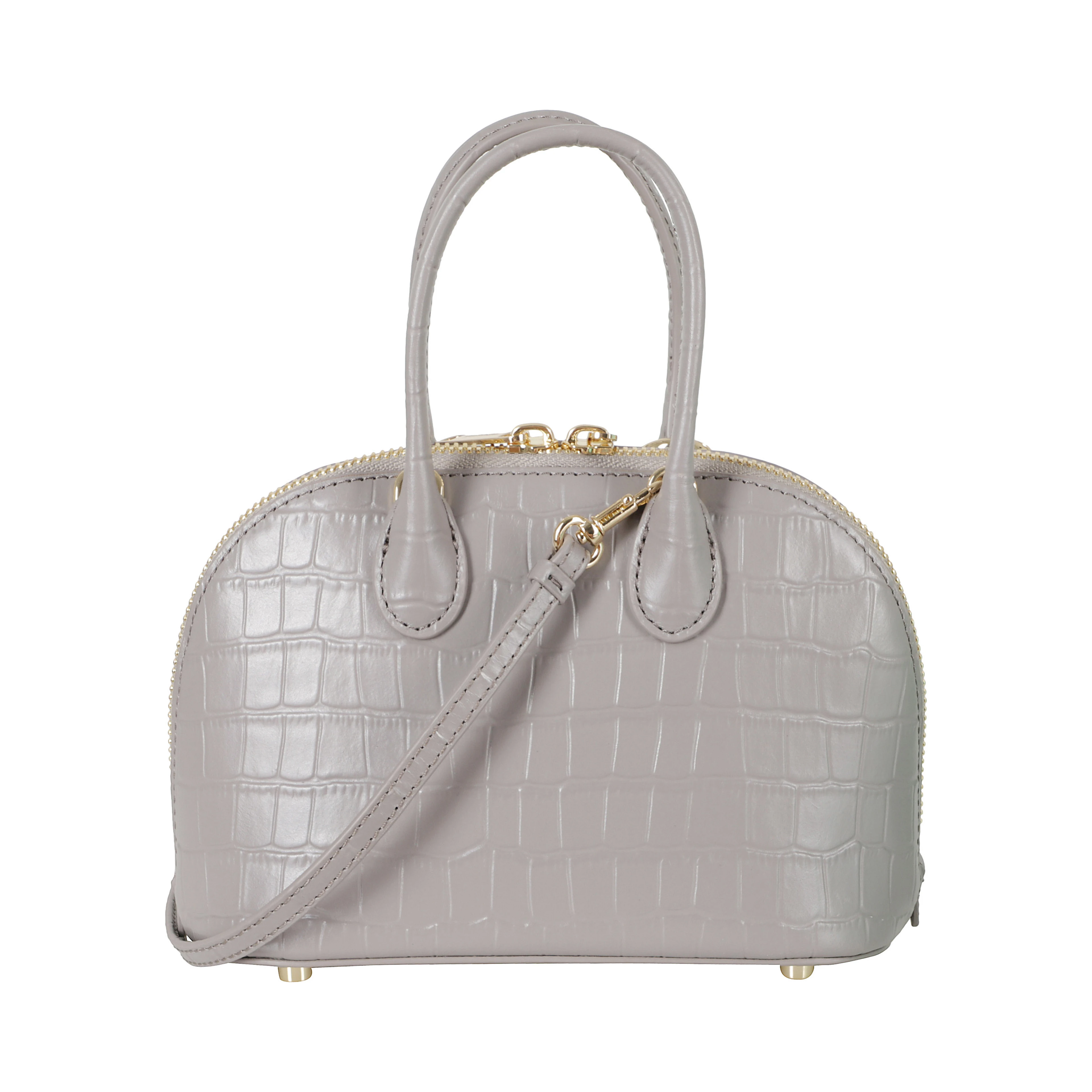 CROC LEATHER TOAST MINI BAG
