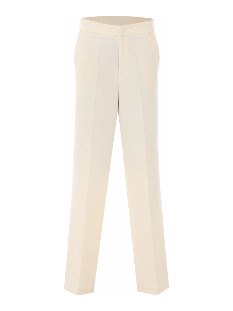 Twin-set Trousers Nacre
